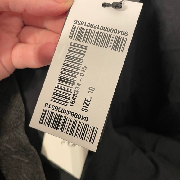 Sea New York Black Smocked Midi Dress Size 10 Designer V-Neck Short Sleeve woman - Picture 3 of 6